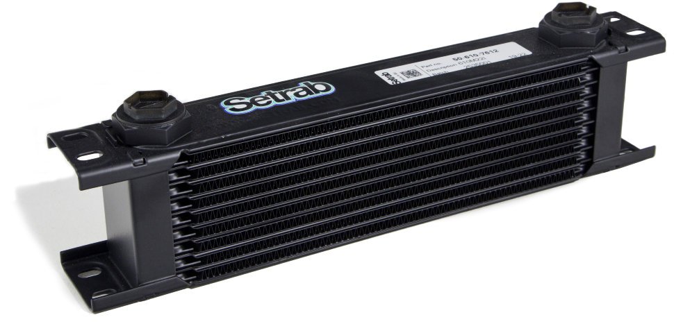 Радиатор масляный 10 рядов; 330 mm ширина; ProLine STD (M22x1,5 выход) Setrab, 50-610-7612