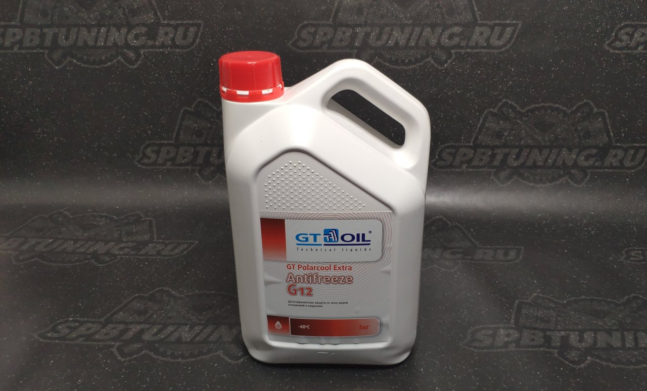 Антифриз (охлаждающая жидкость) GT-OIL GT POLARCOOL EXTRA G12 (красный) (3л)