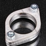 Фланец выхлопной системы 60 мм комплект 2шт с прокладкой, углеродистая сталь