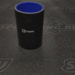 Патрубок силиконовый 57 мм, L=100 мм, чёрный