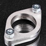 Фланец выхлопной системы 50 мм комплект 2шт с прокладкой, нержавеющая сталь