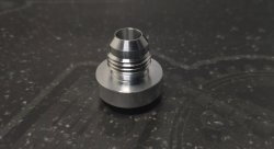 Адаптер вварной AN6 алюминий