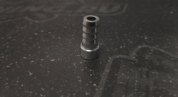 Адаптер вварной под шланг 9.5мм алюминий