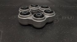 Муфта эластичная ВАЗ-2101-2107, 2123 УСИЛЕННАЯ В АЛЮМИНИЕВОМ КОРПУСЕ