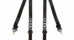 Ремень безопасности тюнинг TRS Clubman, 4 точки, ЕСЕ, черный
