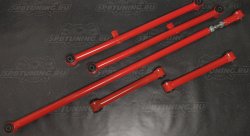 Комплект реактивных тяг (регулируемая панара) Кросс-лифтинг на сайлентлоках ВАЗ 2101-2107