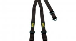 OMP STRADA 3 ремень 3 точки 2", с разъемом, черный