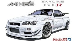 Сборная модель Aoshima MINE`S BNR34 SKYLINE GT-R `02 (NISSAN) 
