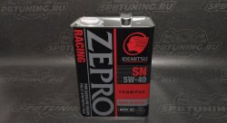 Моторное масло Idemitsu zepro racing sn 5W40 4л