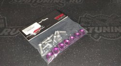 Шайбы декоративные Password JDM - фиолетовые 10 шт.