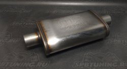 Бочка выхлопная Magnaflow style выхода 76мм длина 355мм