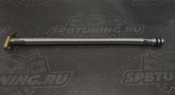 Трубка слива масла с турбины гофрированная 390мм, большой фланец (T3/T4, 3037)