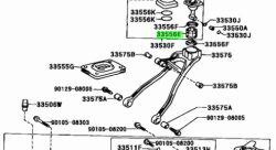 Втулка упорная шарнира кулисы МКПП R154, W58