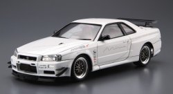 Сборная модель Aoshima MINE`S BNR34 SKYLINE GT-R `02 (NISSAN) 