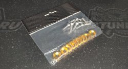 Шайбы декоративные Password JDM - золотые 10 штук.