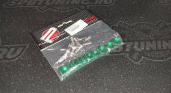 Шайбы декоративные Password JDM - зеленые 10 шт.