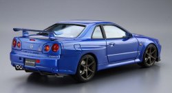 Сборная модель Aoshima  Nissan BNR34 Skyline GT-R V-Spec II '02