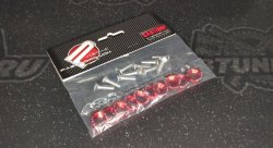 Шайбы декоративные Password JDM- красные 10 штук.