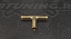 Тройник латунный 6-6-6