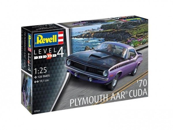 Сборная модель  Plymouth AAR Cuda 70