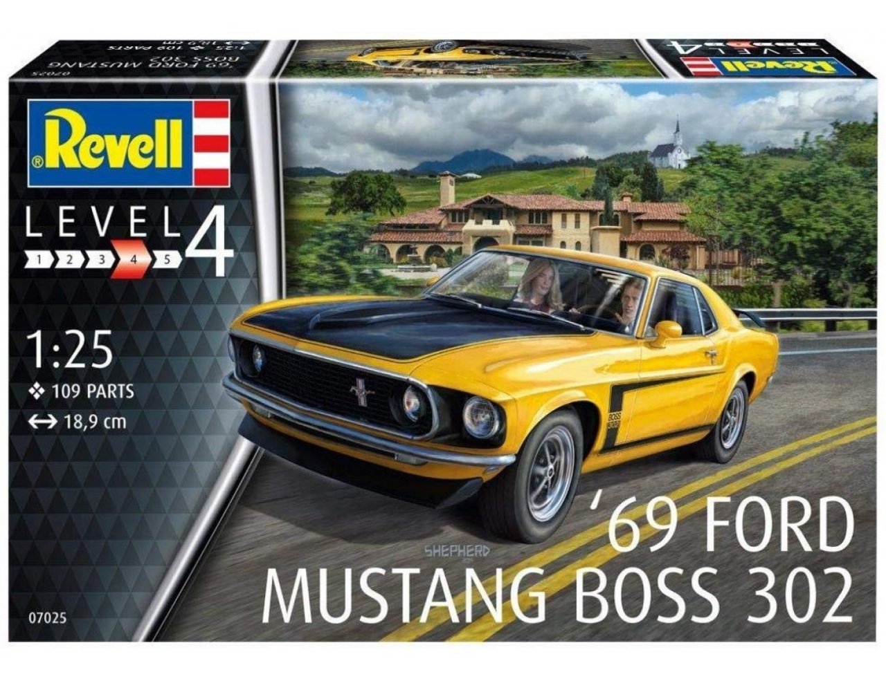 Сборная модель FORD MUSTANG BOSS 302 `69