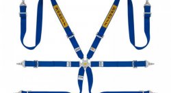 Ремень безопасности спортивный (FIA 8853-2016) Sabelt 6 точек 2", синие