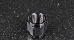 Фитинг гайка AN4 под алюминиевую трубку 1,4" , черный