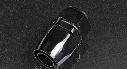 Фитинг AN20 под шланг AN, черный AB88