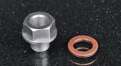 Фитинг адаптер M12*1,25 мм - 1/8" наружная и внутренняя резьбы, нержавеющая сталь