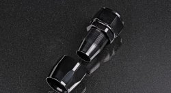Фитинг AN20 под шланг AN, черный AB88