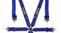 Ремни безопасности для автоспорта (FIA 8853-2016) TRS Magnum 6 точек 3", синие