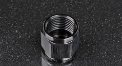 Фитинг гайка AN8 под алюминиевую трубку 1/2" , черный