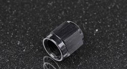 Фитинг гайка AN4 под алюминиевую трубку 1,4" , черный