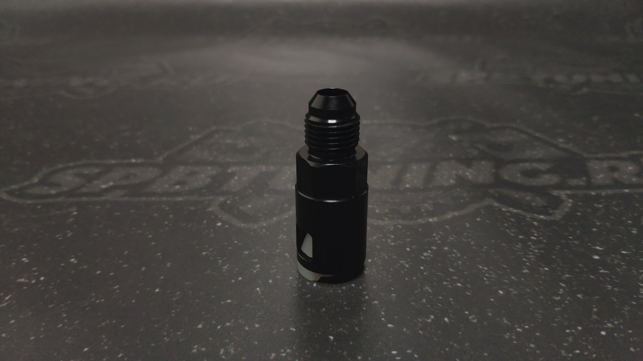 Фитинг AN6 - 3/8" быстросъем для топливной системы (EFI Push On Fiting)