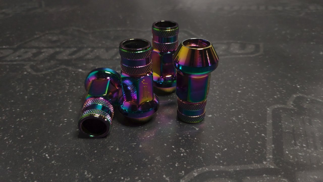 TPI гайки спортивные стальные 45мм М12*1.50 4шт