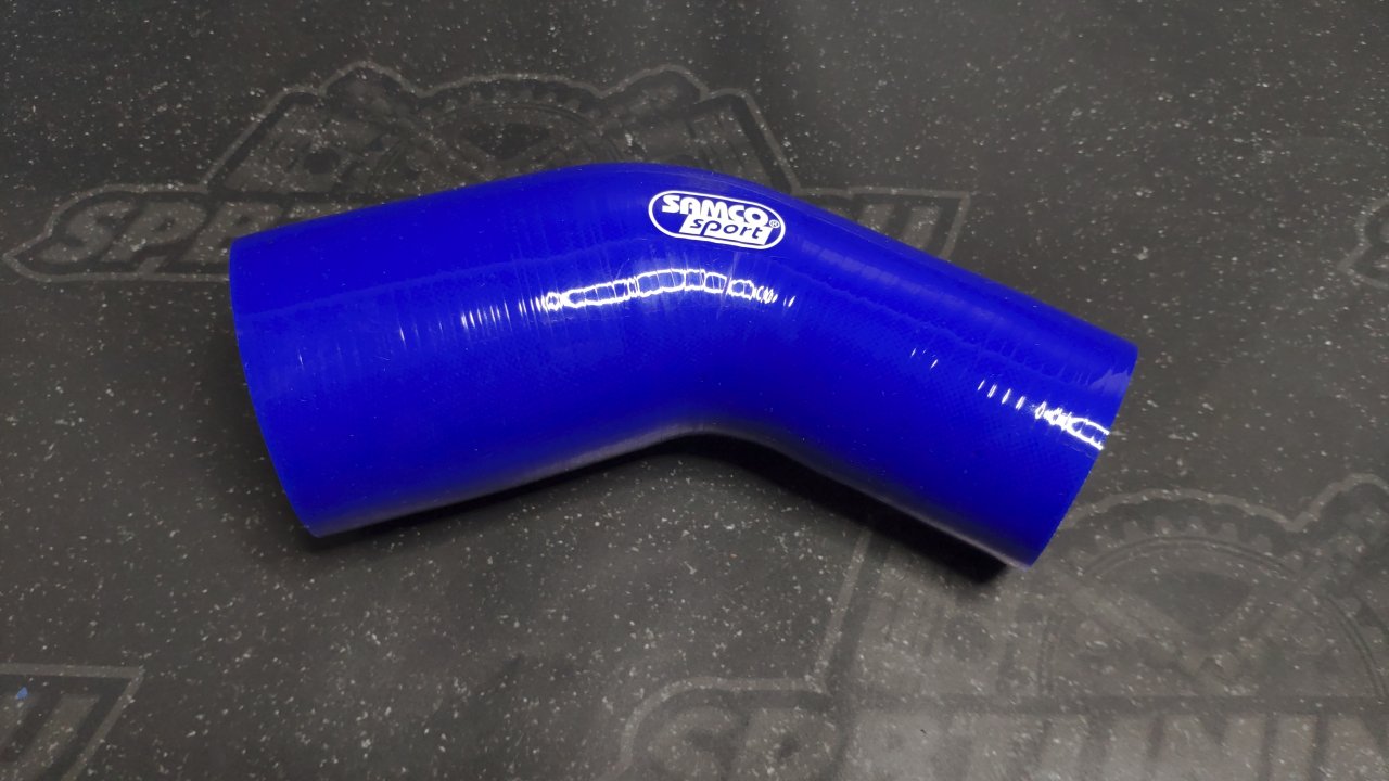 Патрубок-переходник SAMCO 2'-2.5' (51-63мм) 45 градусов 