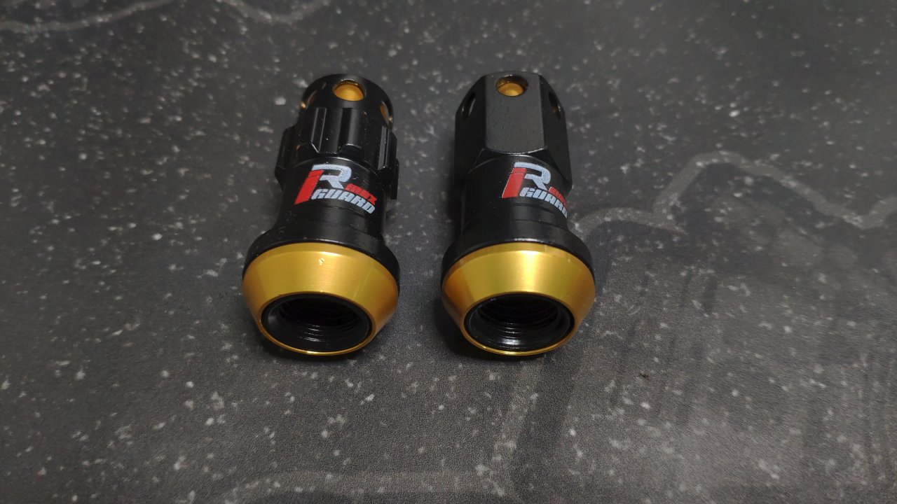 Комплект кованных гаек Drinty Racing Nuts М12х1.25 золотистый