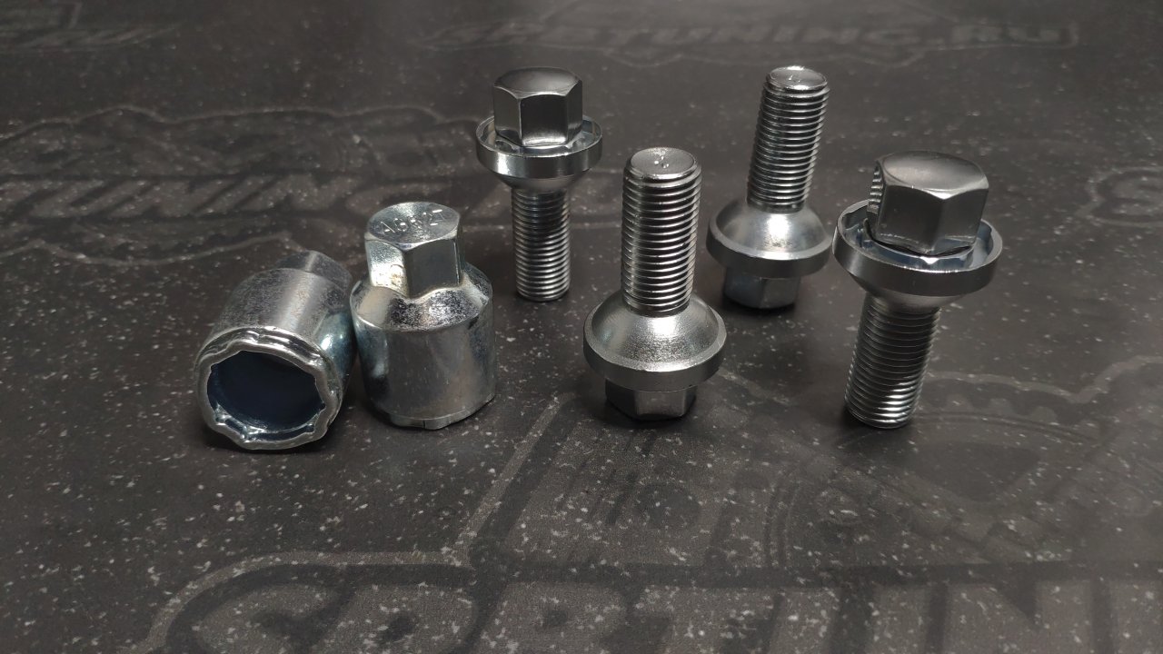 Секретные болты М14х1.5 L=28 конус