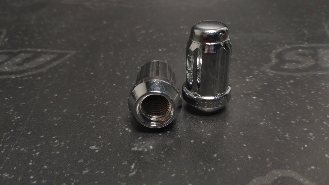 Гайка M12X1,50 Хром высота 34 мм 6 луч., закр