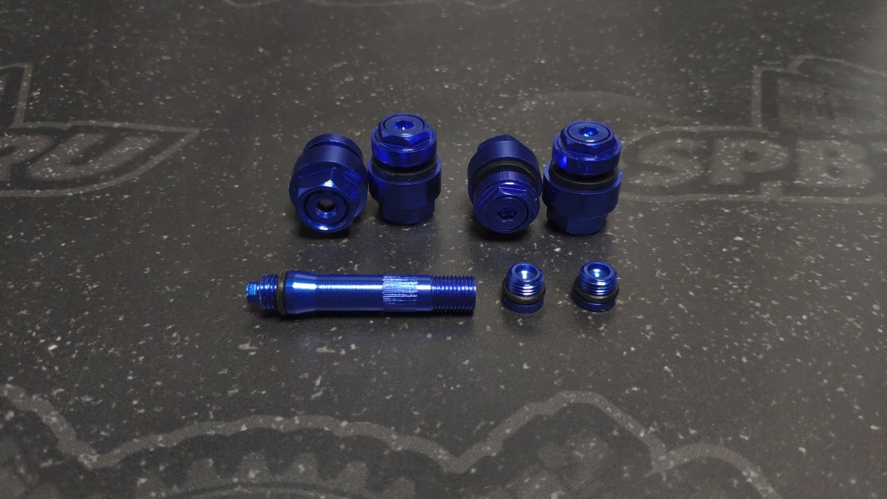 Ниппель сборно разборный синий (4шт)