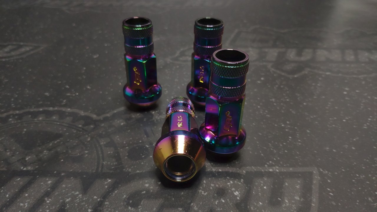 TPI гайки спортивные стальные 53мм М12*1.25 4 шт