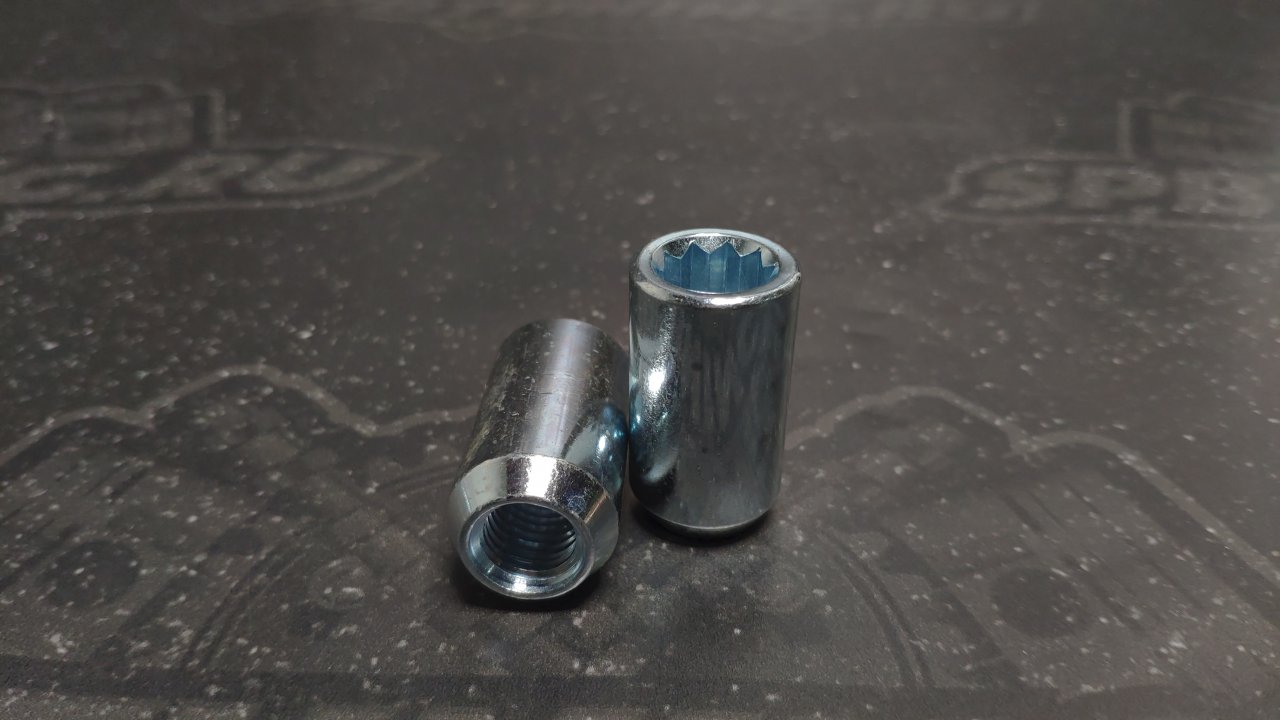 Гайка колесная M12X1,5 Цинк высота 36 мм Конус, внутр. 10 луч.звезда, D=20мм