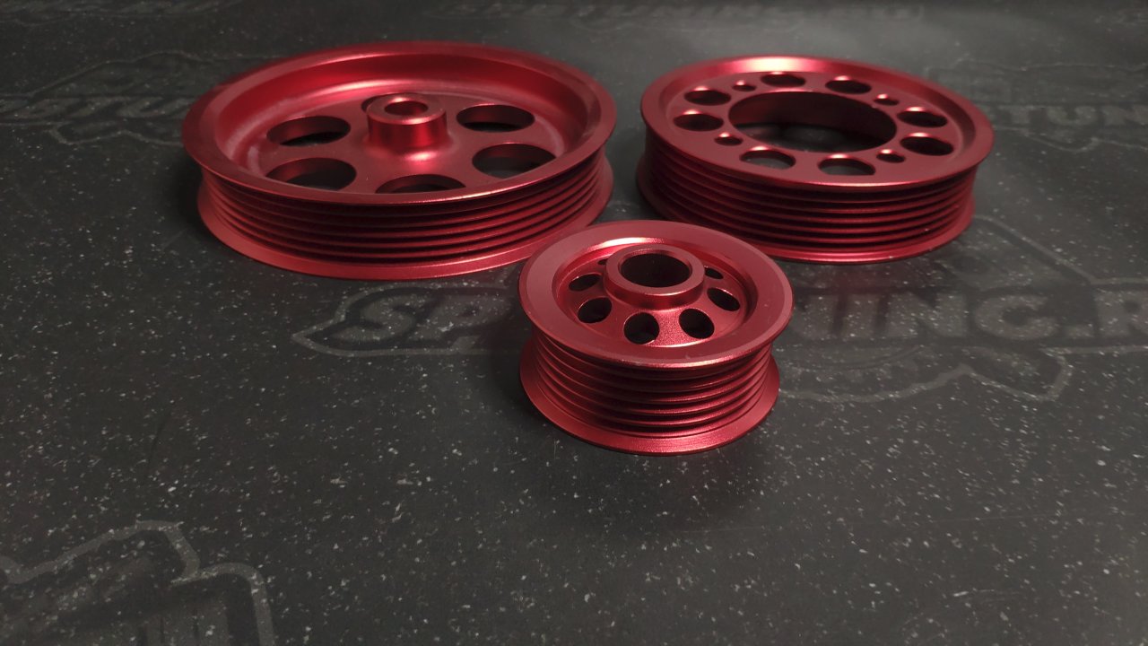 Шкивы облегченные набор Toyota Supra JZA80 turbo 93-98 3шт