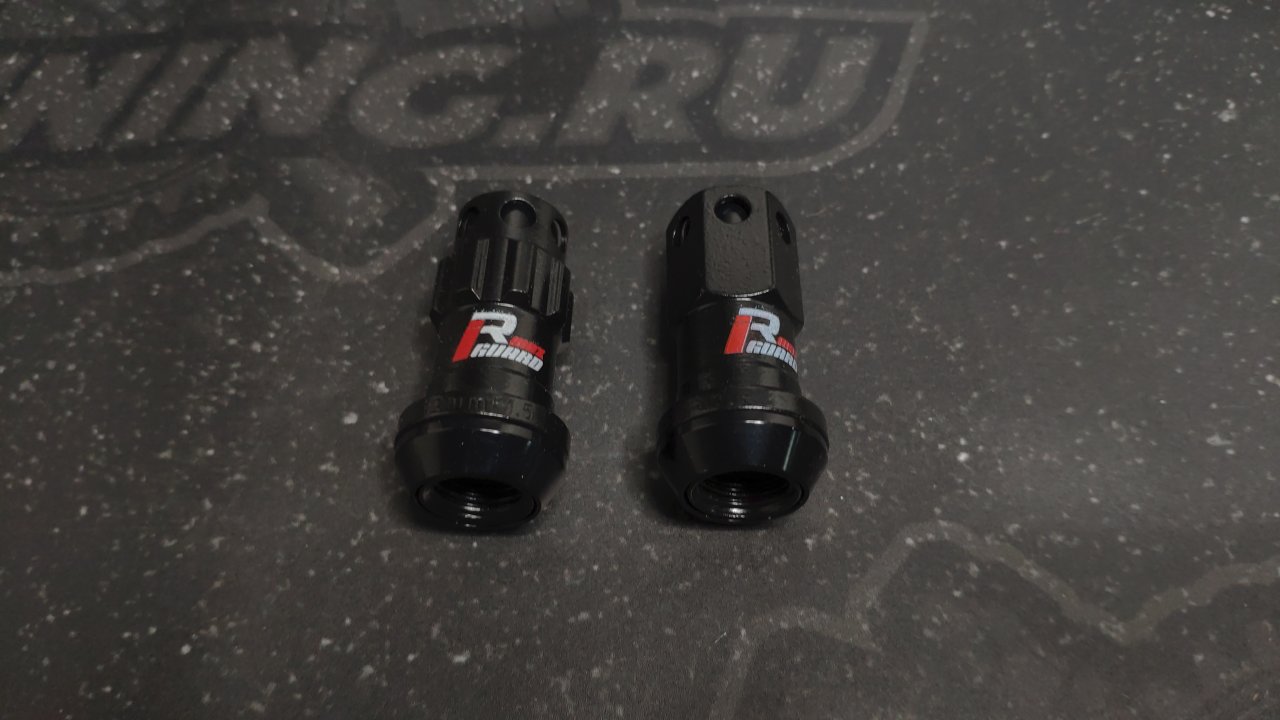 Комплект кованных гаек Drinty Racing Nuts М12х1.5 черные