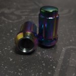 Комплект колесных гаек ST911144SD/PH - радужный хром