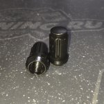 Комплект колесных гаек ST911144SD/BC - черный хром