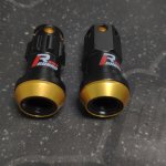 Комплект кованных гаек Drinty Racing Nuts М12х1.25 золотистый