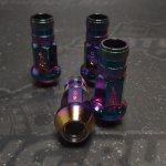 TPI гайки спортивные стальные 53мм М12*1.25 4 шт