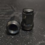 Гайка M12X1,50 Дымчатый Хром высота 32 мм, семигранник