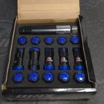 Комплект кованных гаек Drinty Racing Nuts М12х1.25 синий